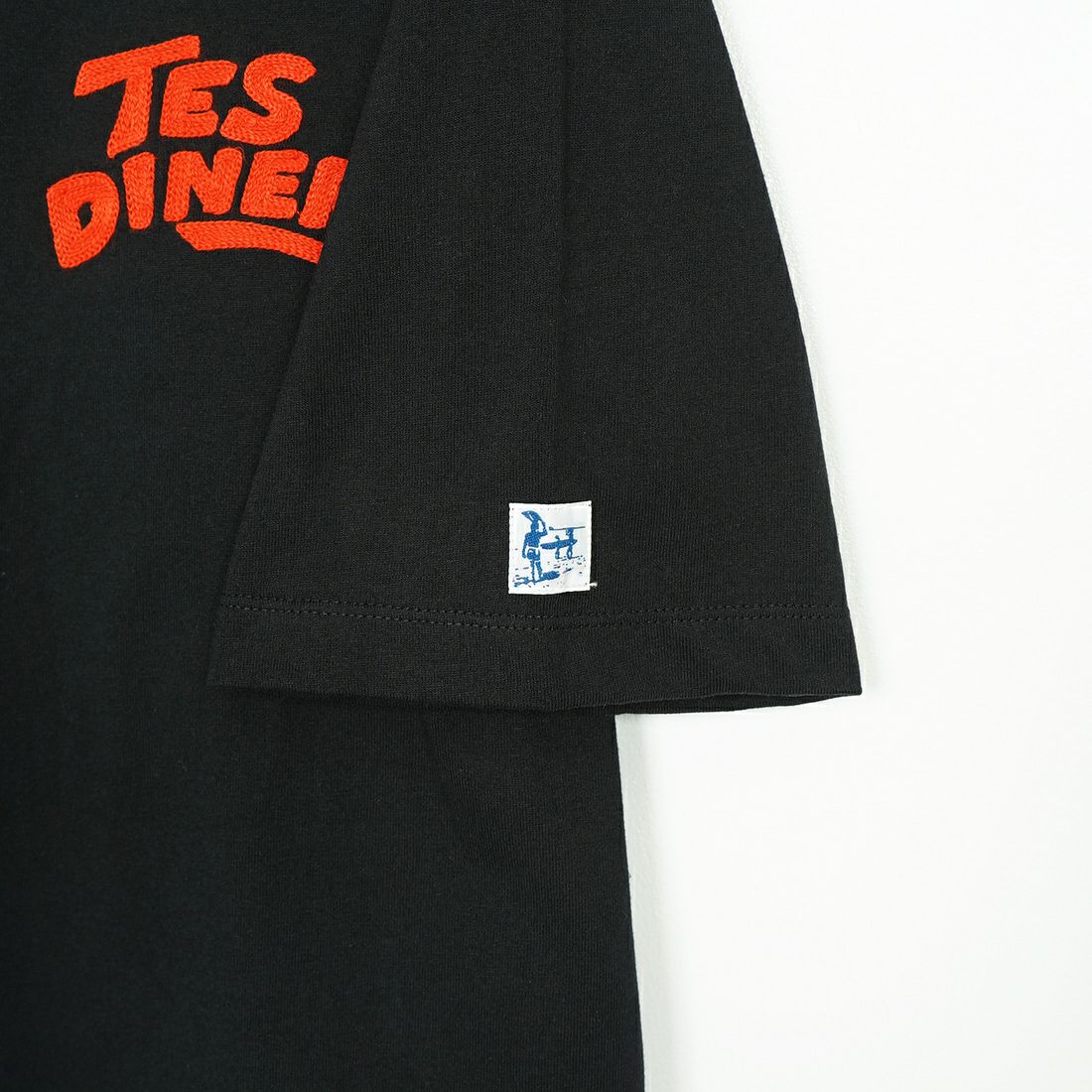 The Endless Summer [エンドレスサマー] TES ダイナー刺繍ビッグTシャツ [C-25574305] 01 BLACK