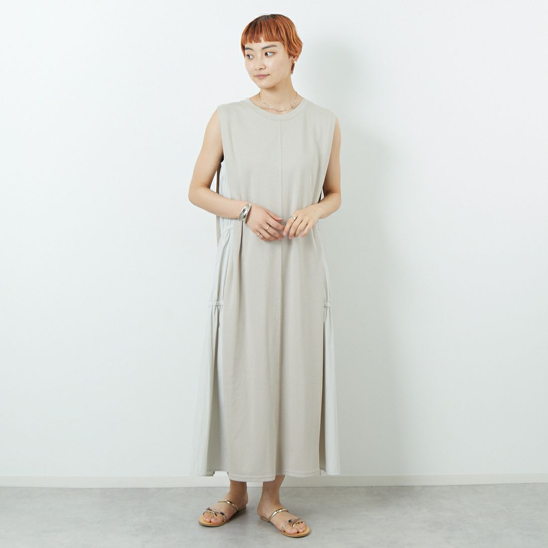 ｸﾞﾚｰﾍﾞｰｼﾞｭ&&モデル身長：160cm 着用サイズ：F&&
