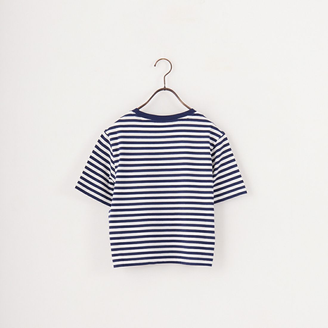 MAISON KITSUNE [メゾン キツネ] ボールド フォックスヘッドパッチ マルチストライプベビーTシャツ [OW00110KJ0008] 0243 NVY/M