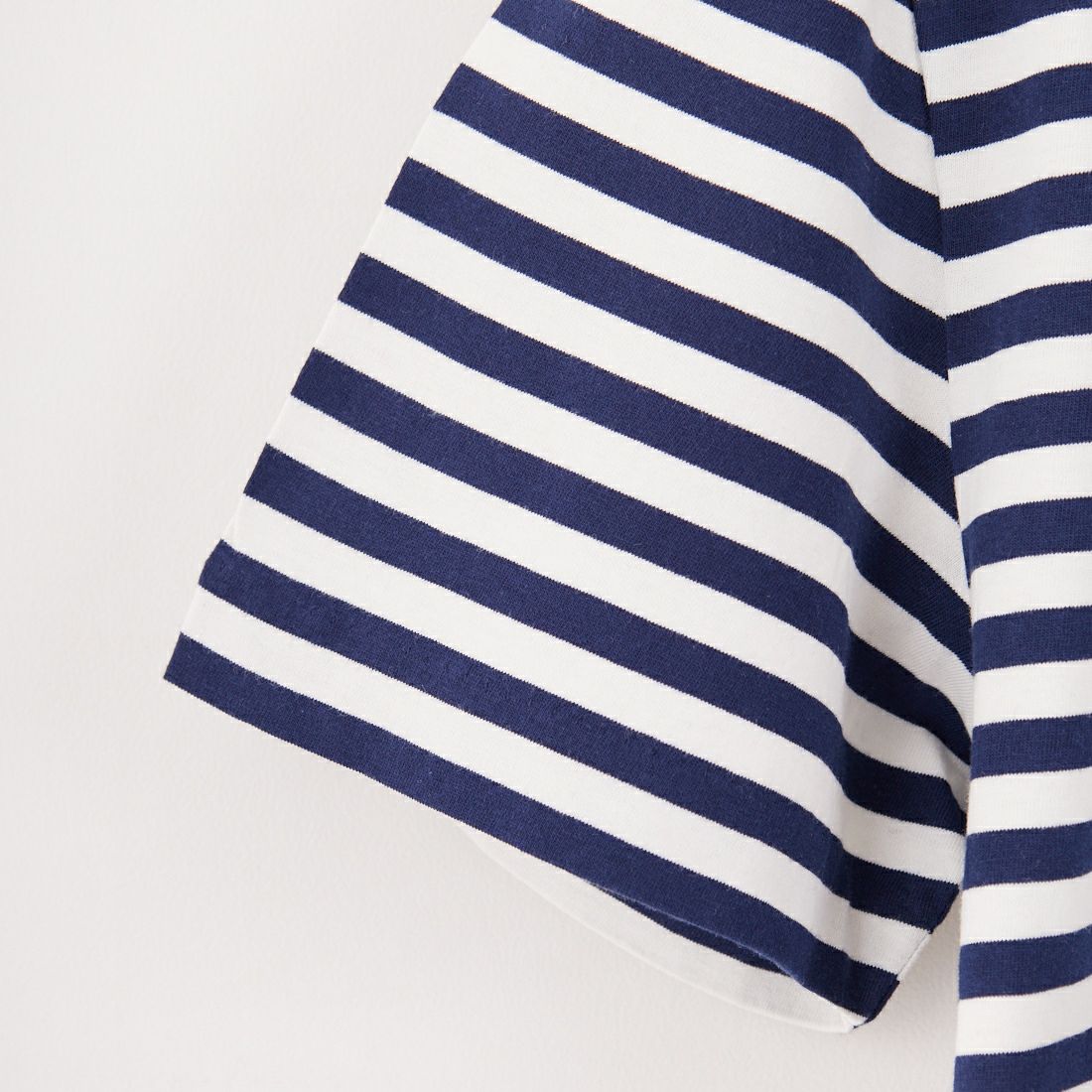 MAISON KITSUNE [メゾン キツネ] ボールド フォックスヘッドパッチ マルチストライプベビーTシャツ [OW00110KJ0008] 0243 NVY/M