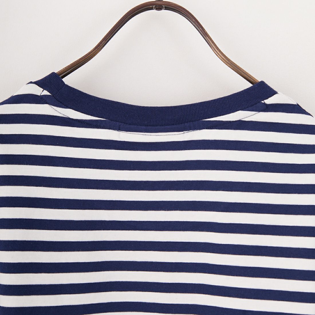 MAISON KITSUNE [メゾン キツネ] ボールド フォックスヘッドパッチ マルチストライプベビーTシャツ [OW00110KJ0008] 0243 NVY/M