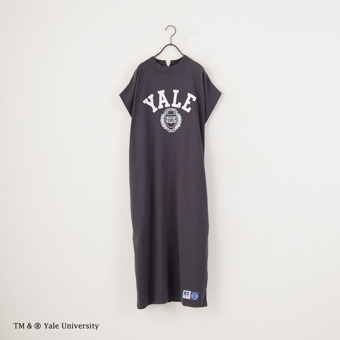 RUSSELL ATHLETIC [ラッセル アスレチック] カレッジロゴノースリーブワンピース [RCW-25032-YL] 899 CARBON