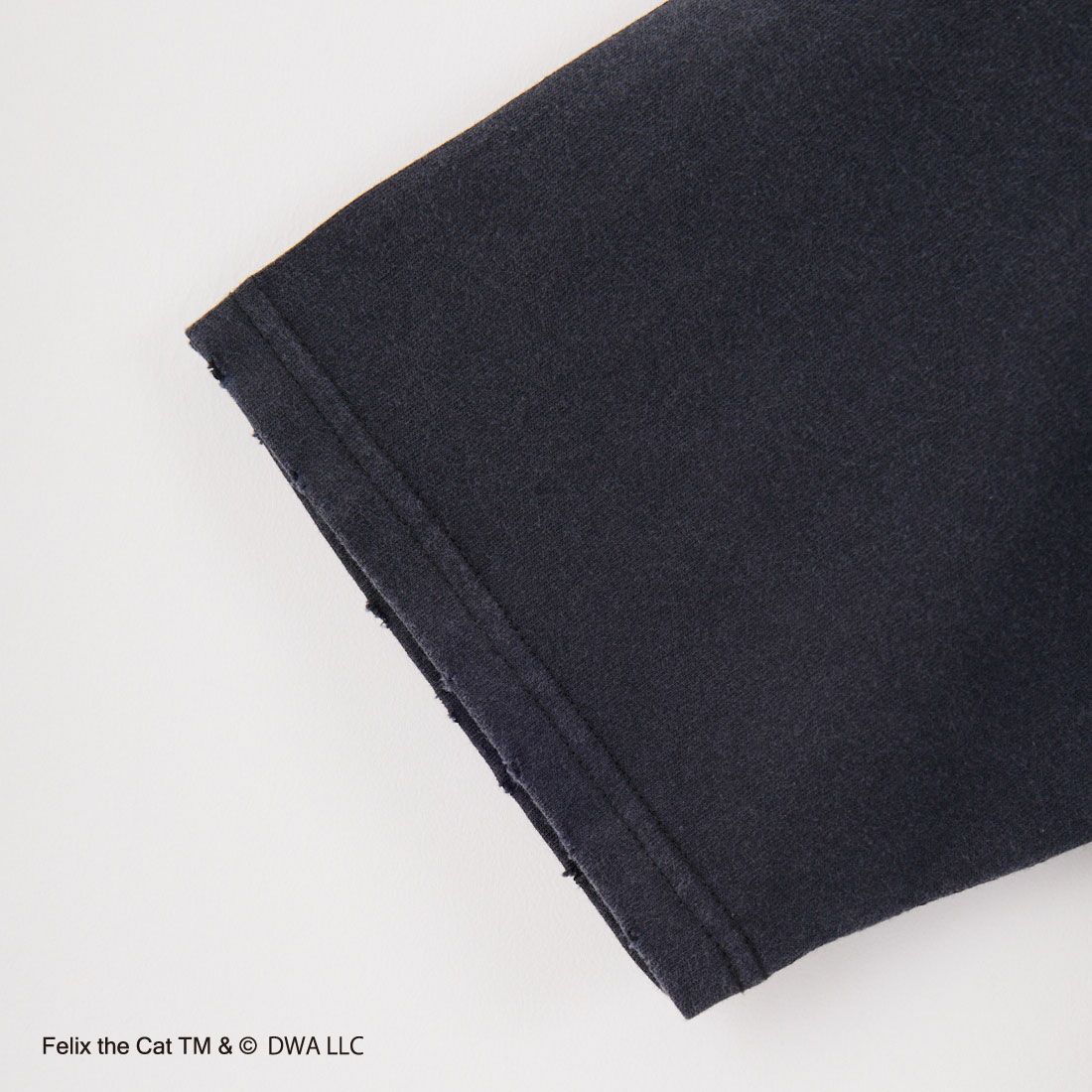 Jeans Factory Clothes [ジーンズファクトリークローズ] FILEX B ダメージキャラクターTシャツ [JFC-252-045] BLACK