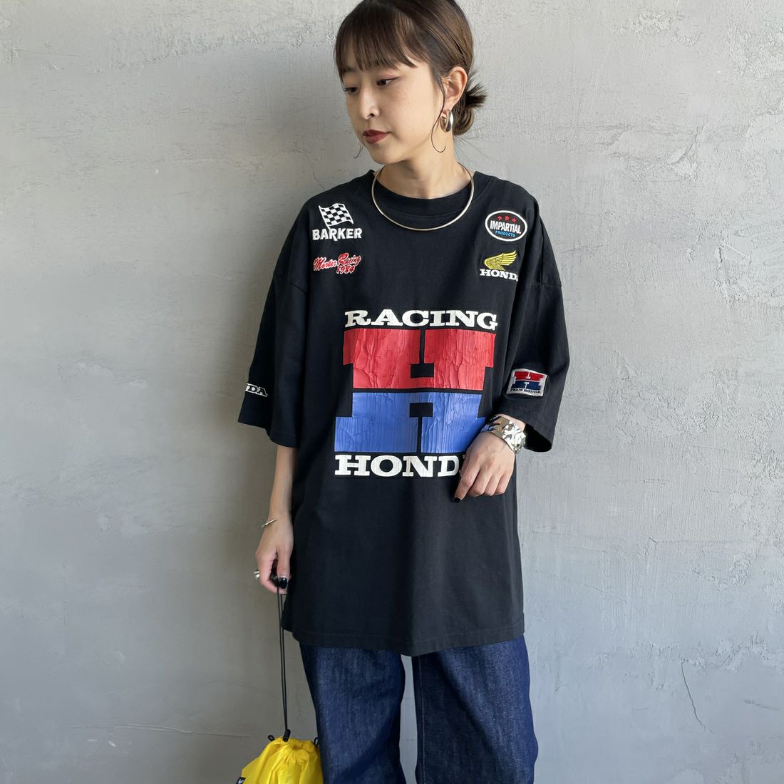 BLACK&&モデル身長：150cm 着用サイズ：S&&