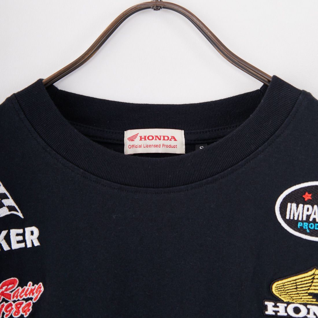 HONDA × JEANSFACTORY [ホンダ × ジーンズファクトリー] レーシングTシャツ [JFC-252-054] BLACK