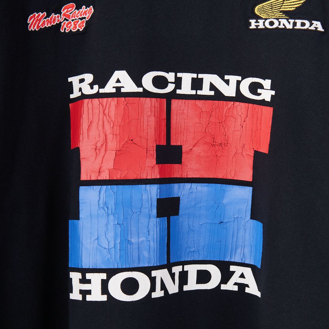 HONDA × JEANSFACTORY [ホンダ × ジーンズファクトリー] レーシングTシャツ [JFC-252-054] BLACK