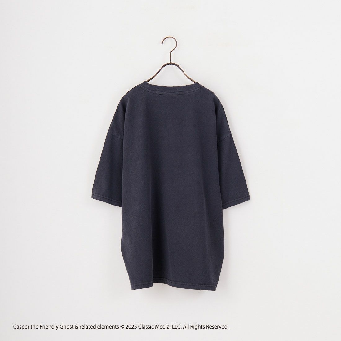 Jeans Factory Clothes [ジーンズファクトリークローズ] CASPER / ダメージキャラクターTシャツ [JFC-252-046] BLACK