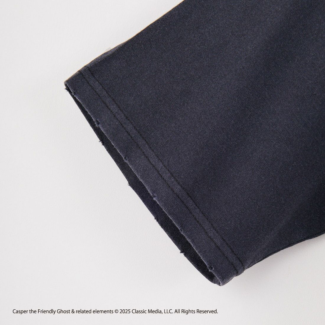 Jeans Factory Clothes [ジーンズファクトリークローズ] CASPER / ダメージキャラクターTシャツ [JFC-252-046] BLACK