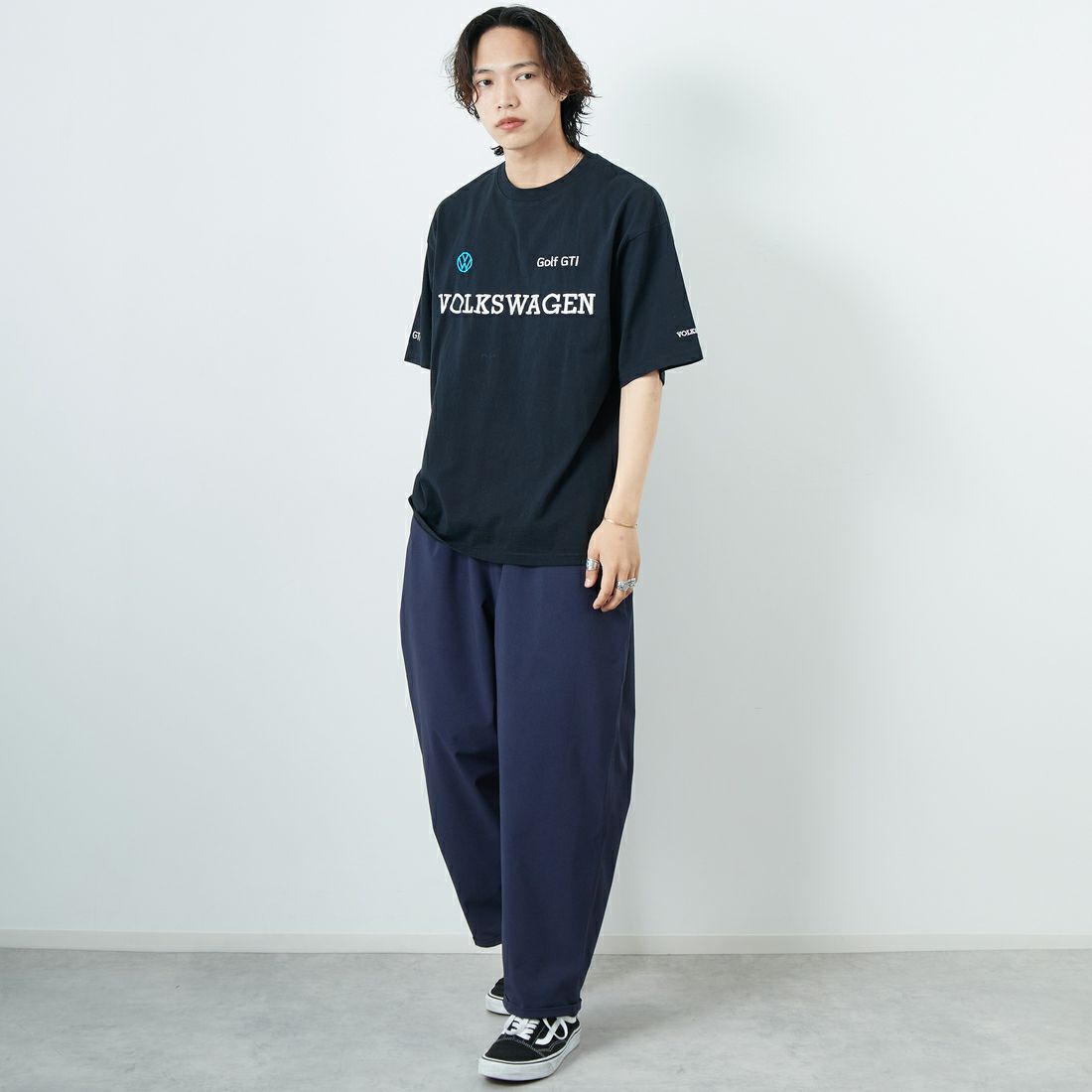 Volkswagen × JEANSFACTORY [フォルクスワーゲン × ジーンズファクトリー] レーシングTシャツ [JFC-252-055] BLACK