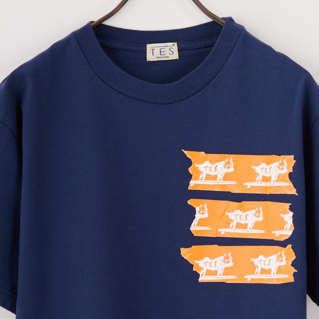 The Endless Summer [エンドレスサマー] TES BUHIテーププリントTシャツ [FT-25574311] 60 NAVY