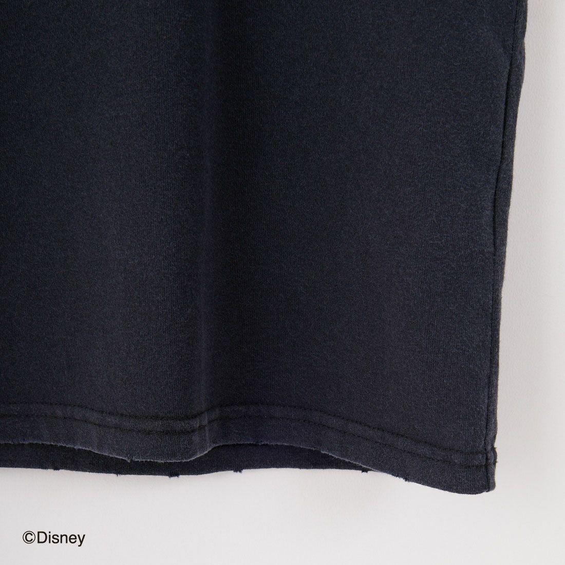 Jeans Factory Clothes [ジーンズファクトリークローズ] PLUTO / ダメージキャラクターTシャツ [JFC-252-047] BLACK