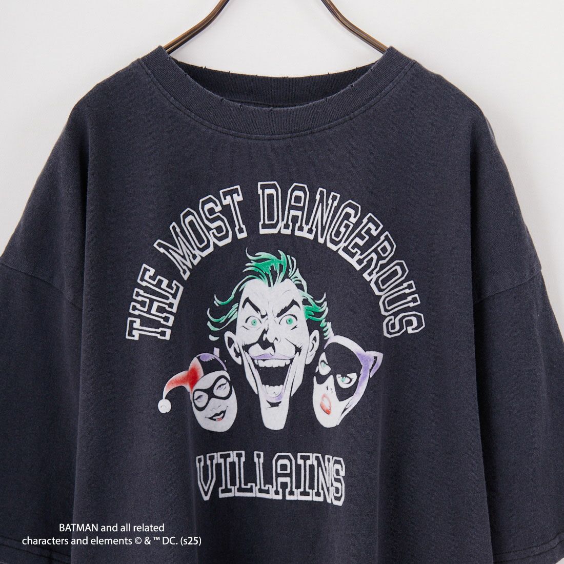 Jeans Factory Clothes [ジーンズファクトリークローズ] JOKER ダメージキャラクターTシャツ [JFC-252-049] BLACK