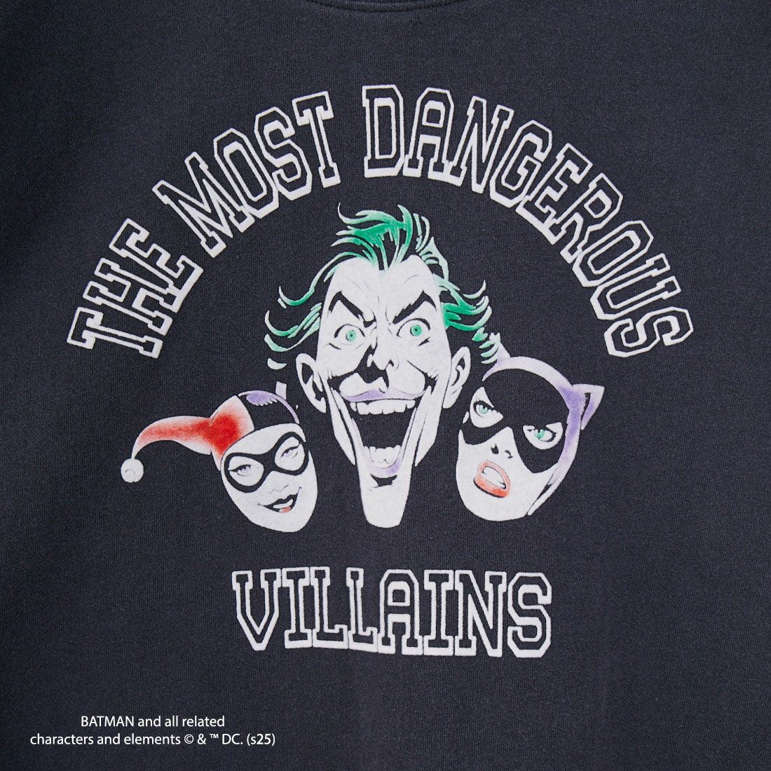 Jeans Factory Clothes [ジーンズファクトリークローズ] JOKER ダメージキャラクターTシャツ [JFC-252-049] BLACK