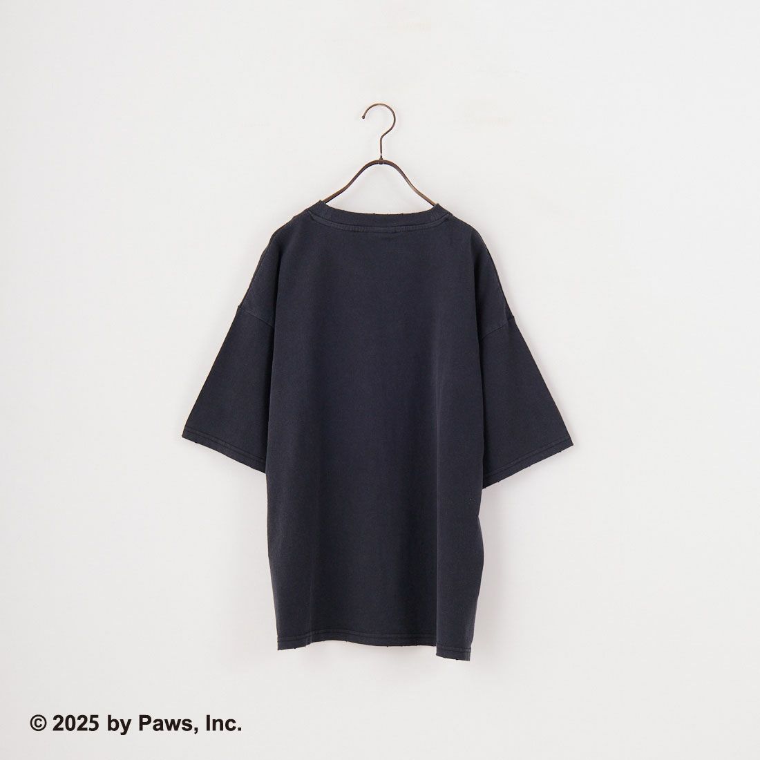 Jeans Factory Clothes [ジーンズファクトリークローズ] GARFILED ダメージキャラクターTシャツ [JFC-252-050] BLACK
