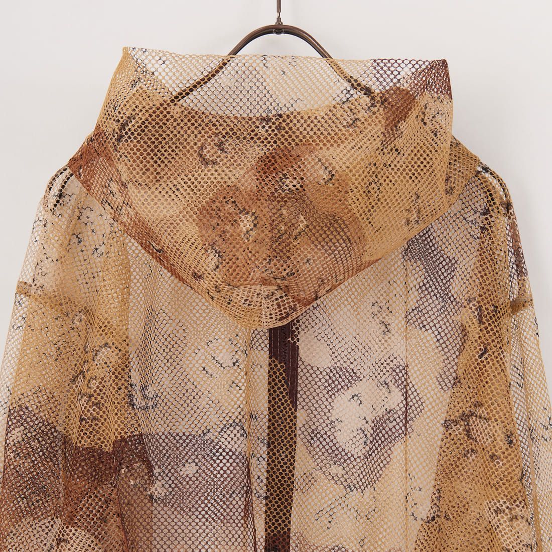 ODDMENT [オッドメント] メッシュジップアップフーディ [INDIVI-ZIP-UP-HOODED] DESERT