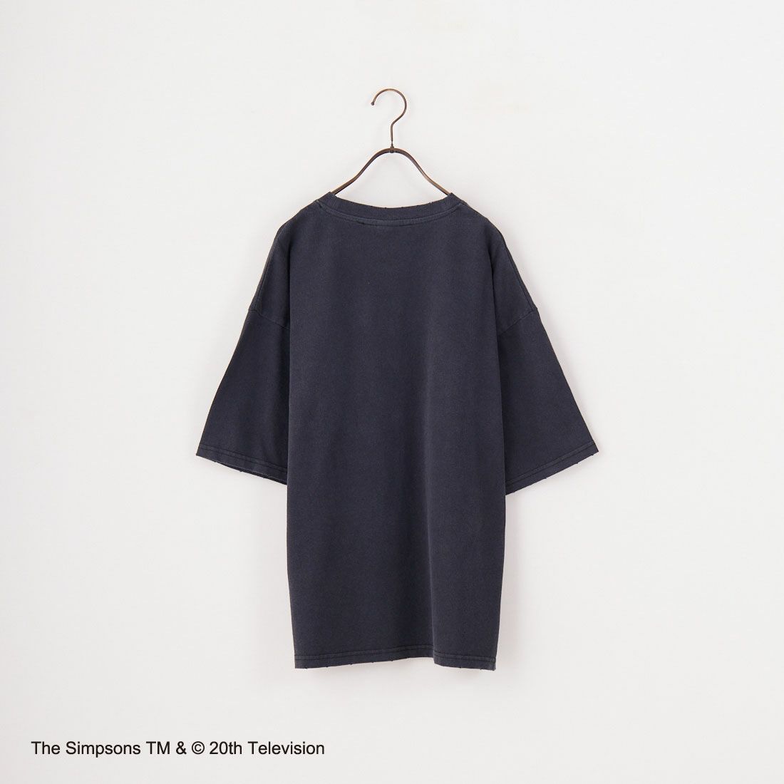 Jeans Factory Clothes [ジーンズファクトリークローズ] The Simpsons / ダメージキャラクターTシャツ [JFC-252-051] BLACK