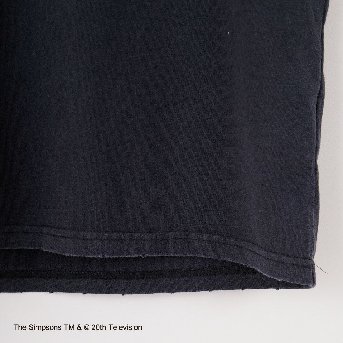 Jeans Factory Clothes [ジーンズファクトリークローズ] The Simpsons / ダメージキャラクターTシャツ [JFC-252-051] BLACK