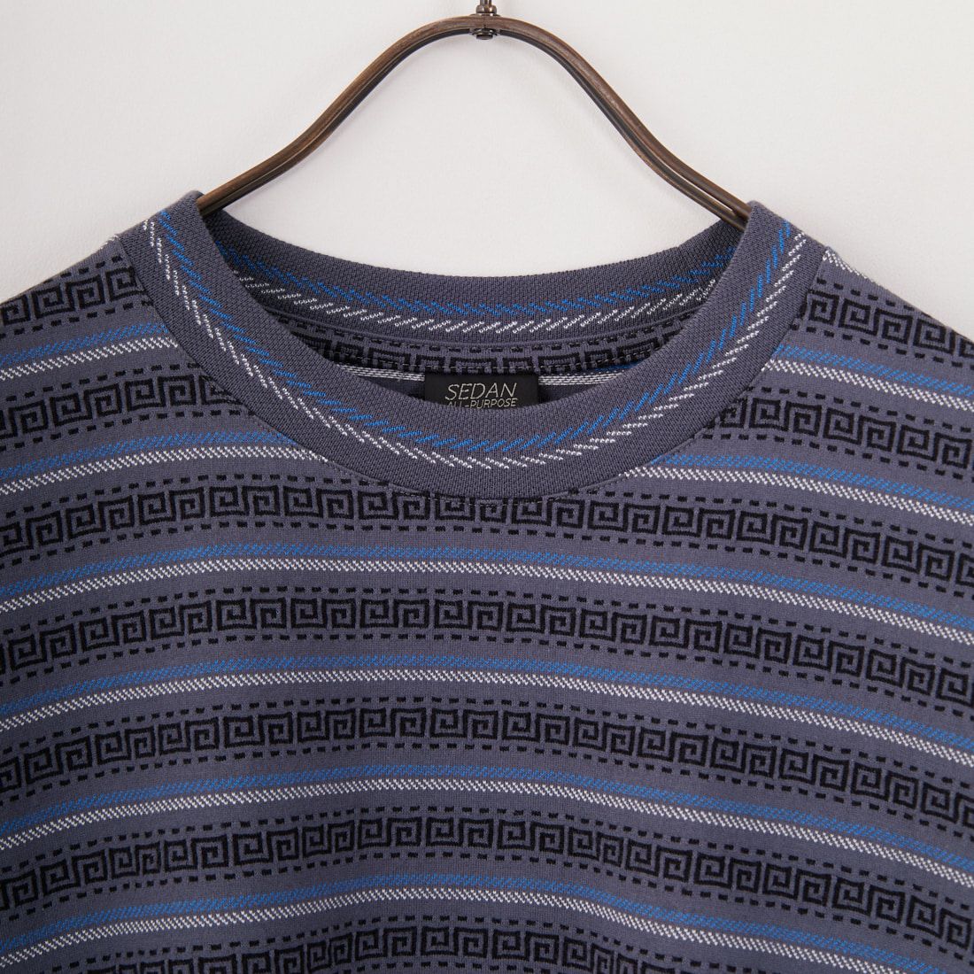 SEDAN ALL-PURPOSE [セダン オールパーパス] ジャカードボーダーTシャツ [SD25S-CT08] CHARCOAL
