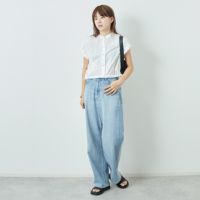 ディニテコリエ　ショートスナップブラウス　 ※【ブラック】 楽天市場】【店内全品送料無料】 DIGNITE COLLIER