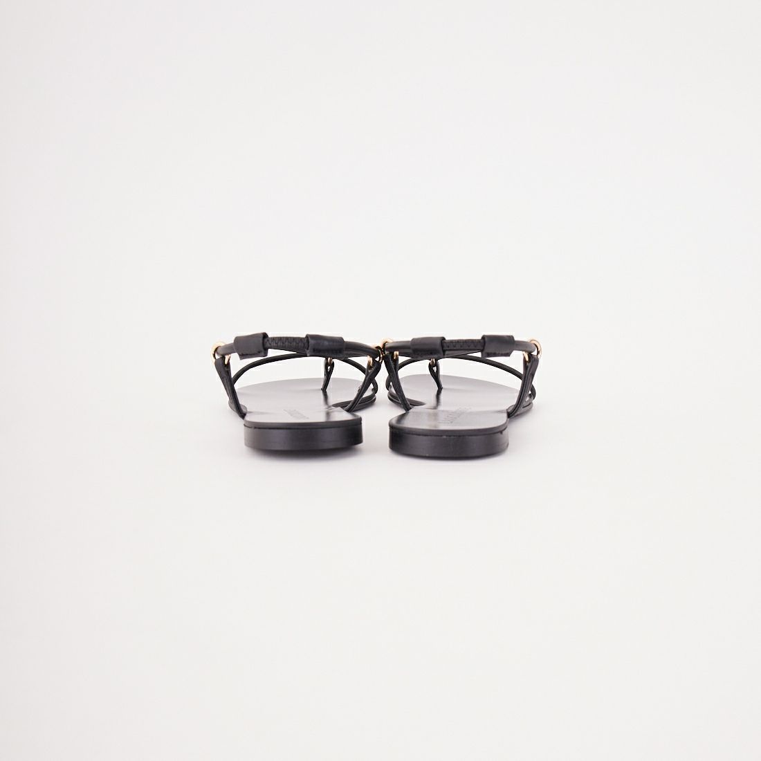 LAOCOONTE [ラオコーンテ] レザーコードサンダル [AMIRA-SOFIA] 01 BLACK