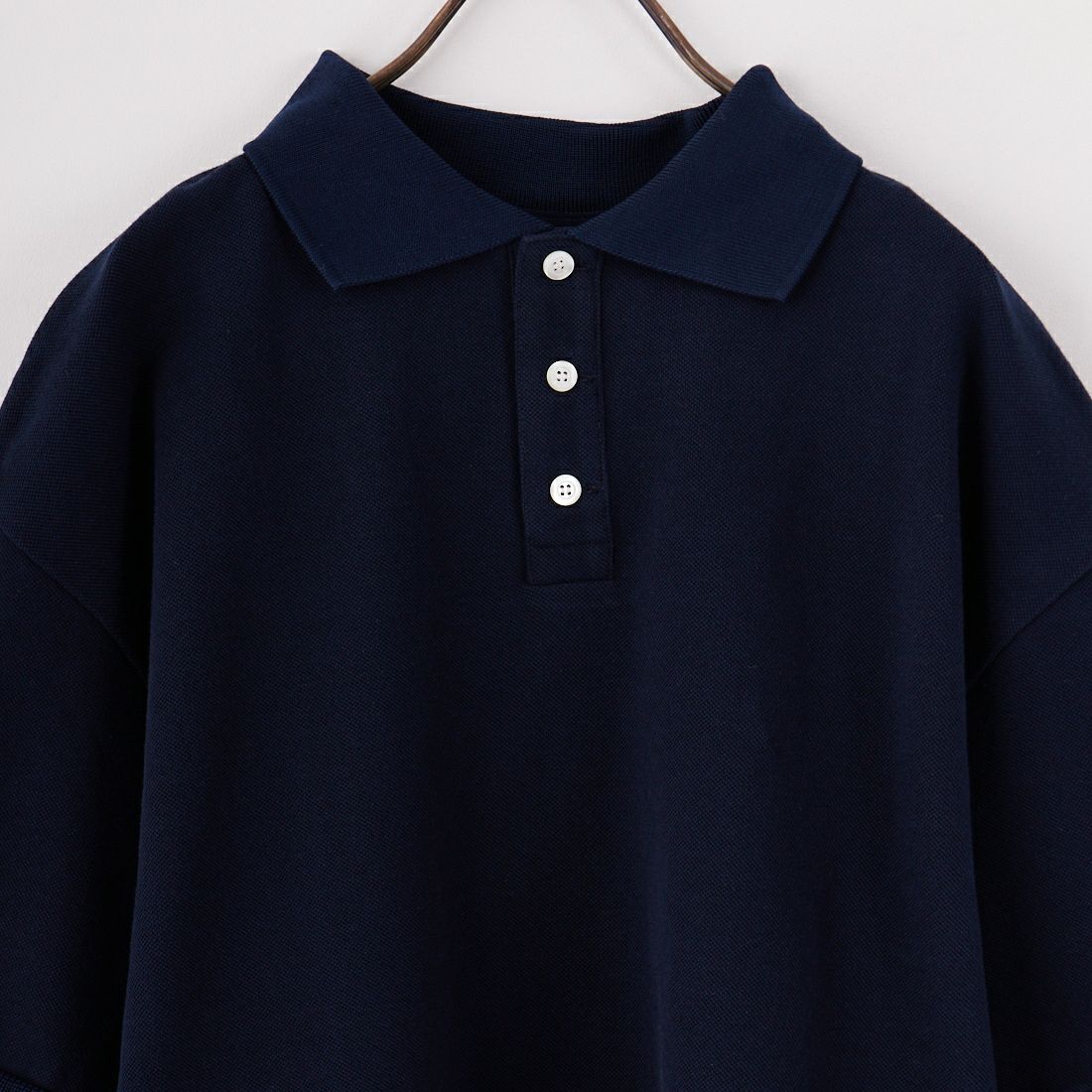 THE SHINZONE [ザ シンゾーン] ワイドポロシャツ [25MMSCU09] 85 NAVY
