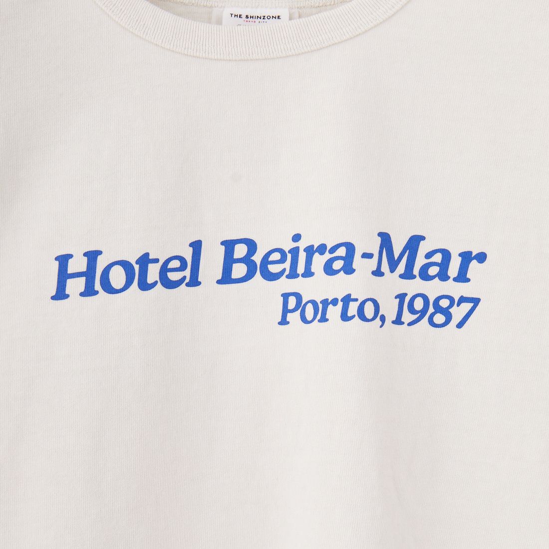 THE SHINZONE [ザ シンゾーン] HOTEL Beira-Mar Tシャツ [25MMSCU05] 02 ECRU