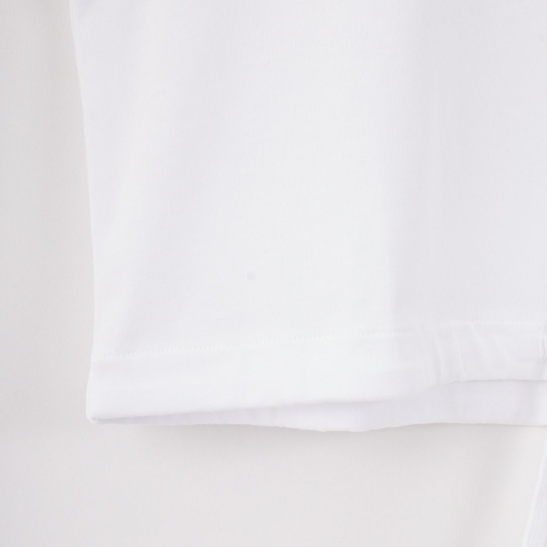 MAISON KITSUNE [メゾン キツネ] バブルロゴ ドローストリングコンフォートTシャツ [OW00120KJ0119] P100 WHITE