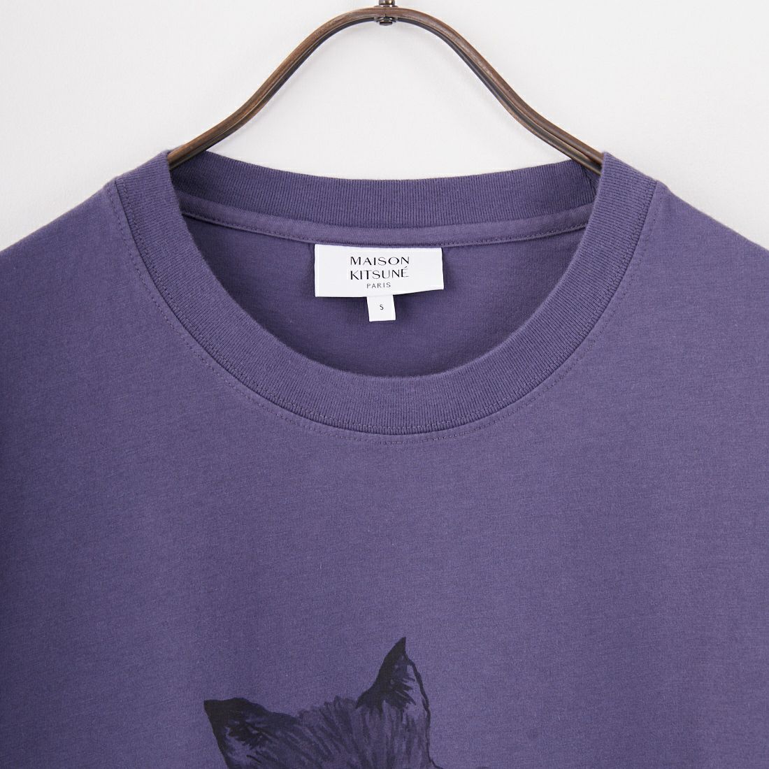 MAISON KITSUNE [メゾン キツネ] チラックスフォックスプリント オーバーサイズTシャツ [OM00108KJ0008] 0120 FIG