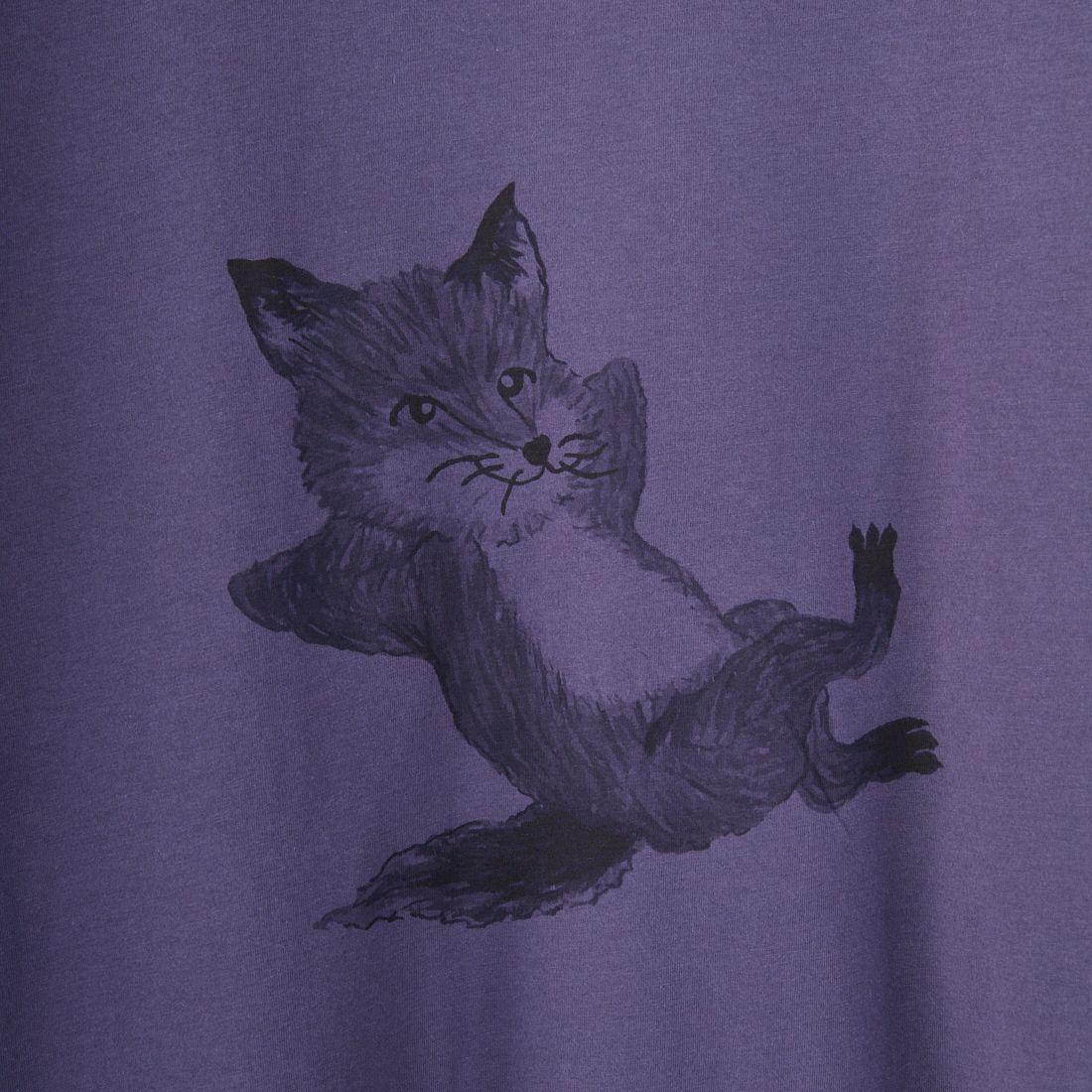 MAISON KITSUNE [メゾン キツネ] チラックスフォックスプリント オーバーサイズTシャツ [OM00108KJ0008] 0120 FIG