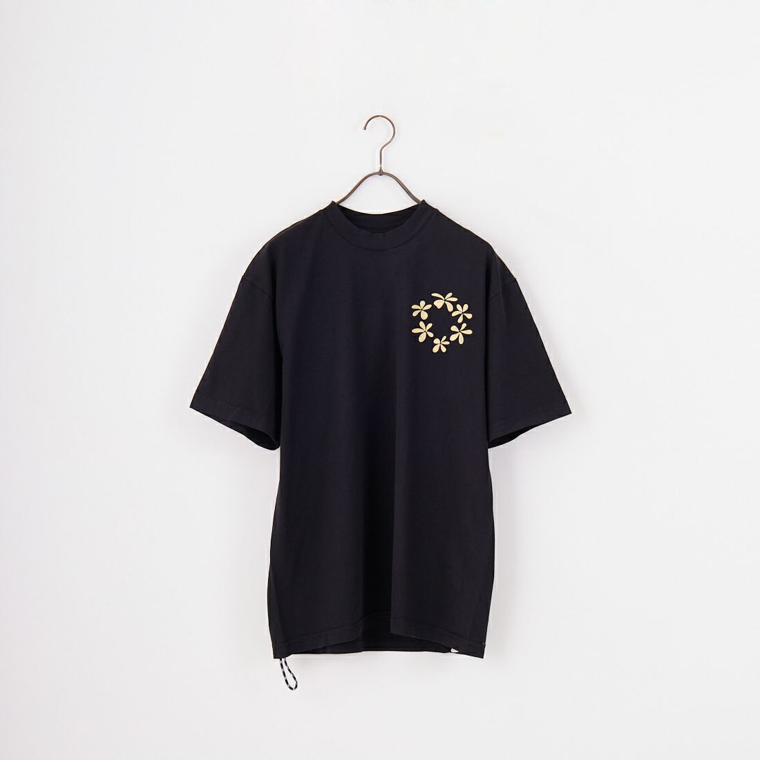 WHR [ダブルエイチアール] PLUMERIA ショートスリーブTシャツ [MWHR25S8073-M] 01 BLACK