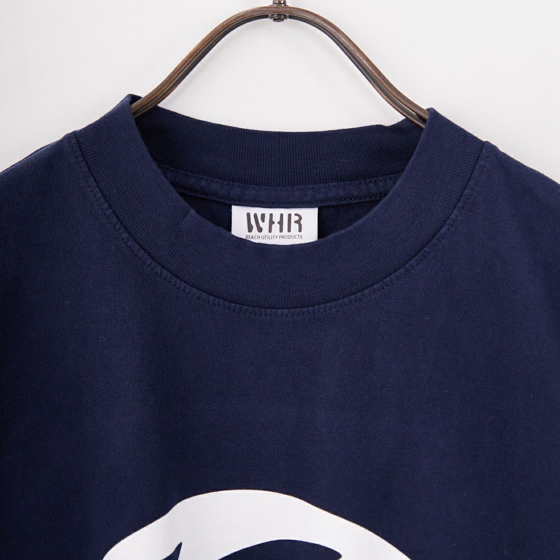 WHR [ダブルエイチアール] WAVE ショートスリーブTシャツ [MWHR25S8076-M] 40 NAVY