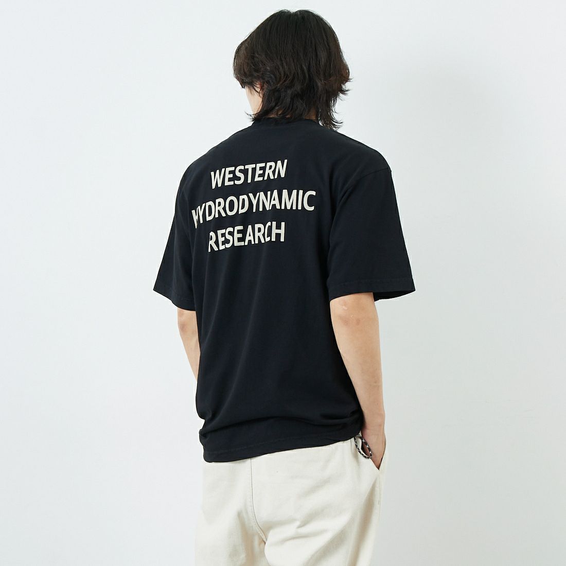 01 BLACK&&モデル身長：179cm 着用サイズ：M&&