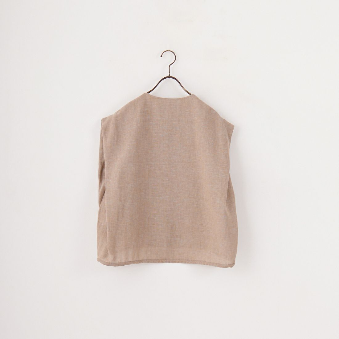 MICA&DEAL [マイカアンドディール] ヘムギャザーブラウス [0125101125] BEIGE