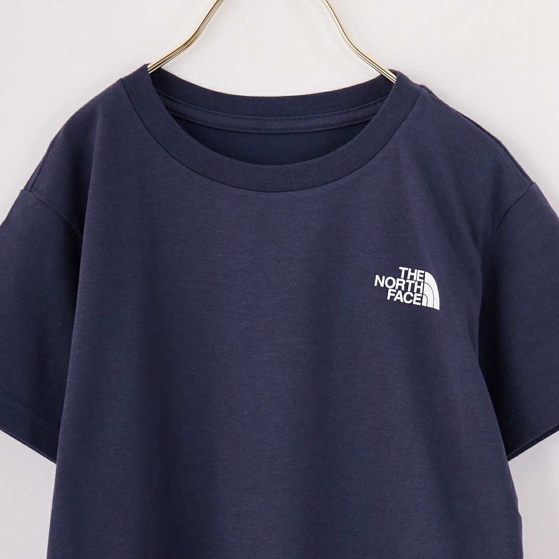 THE NORTH FACE [ザ ノースフェイス] キッズ ショートスリーブバンダナスクエアロゴTシャツ [NTJ32546] UN