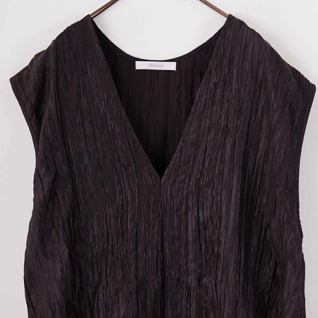 TORRAZZO DONNA [トラッゾドンナ] Vネックワンピース [6251-341] 19 BLACK
