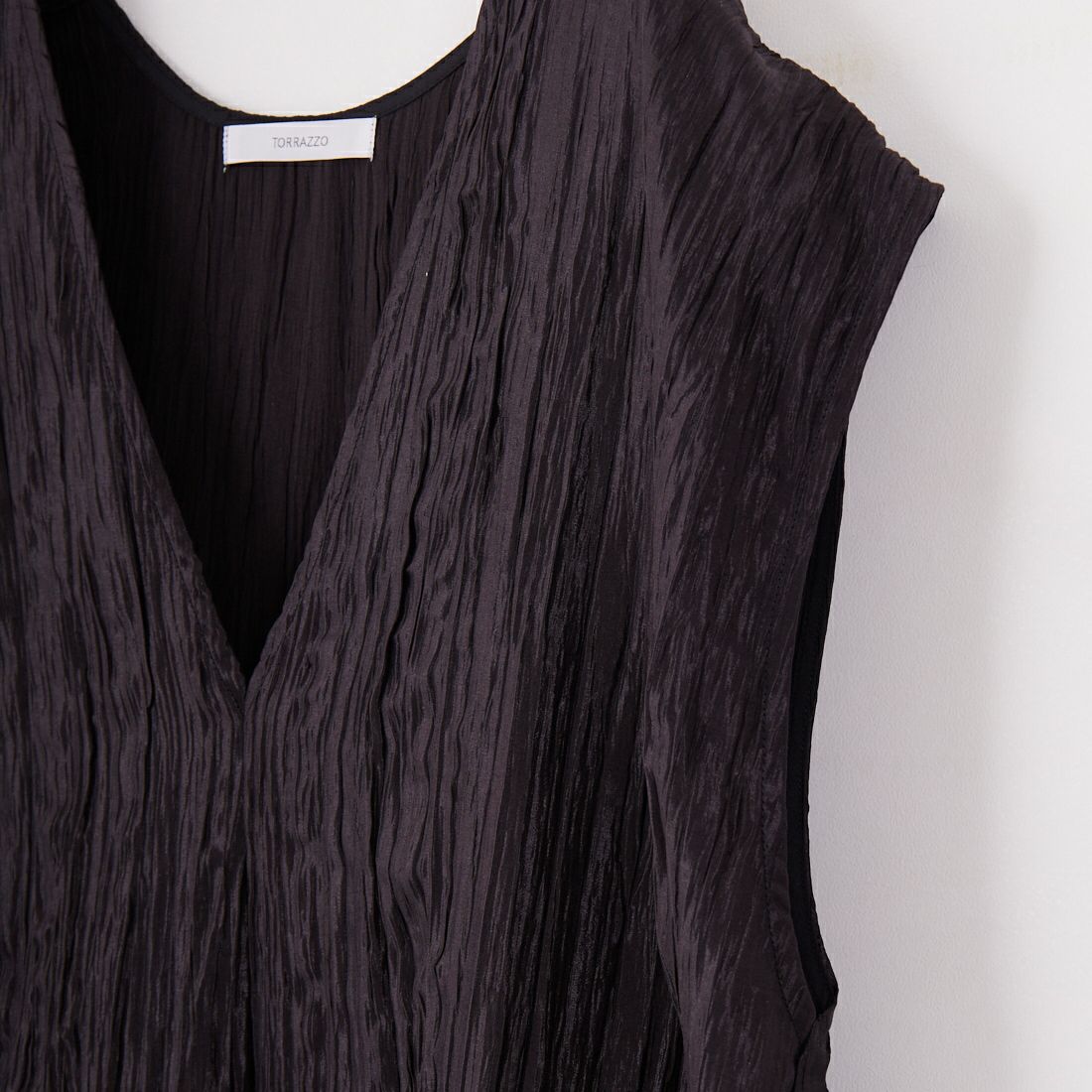 TORRAZZO DONNA [トラッゾドンナ] Vネックワンピース [6251-341] 19 BLACK
