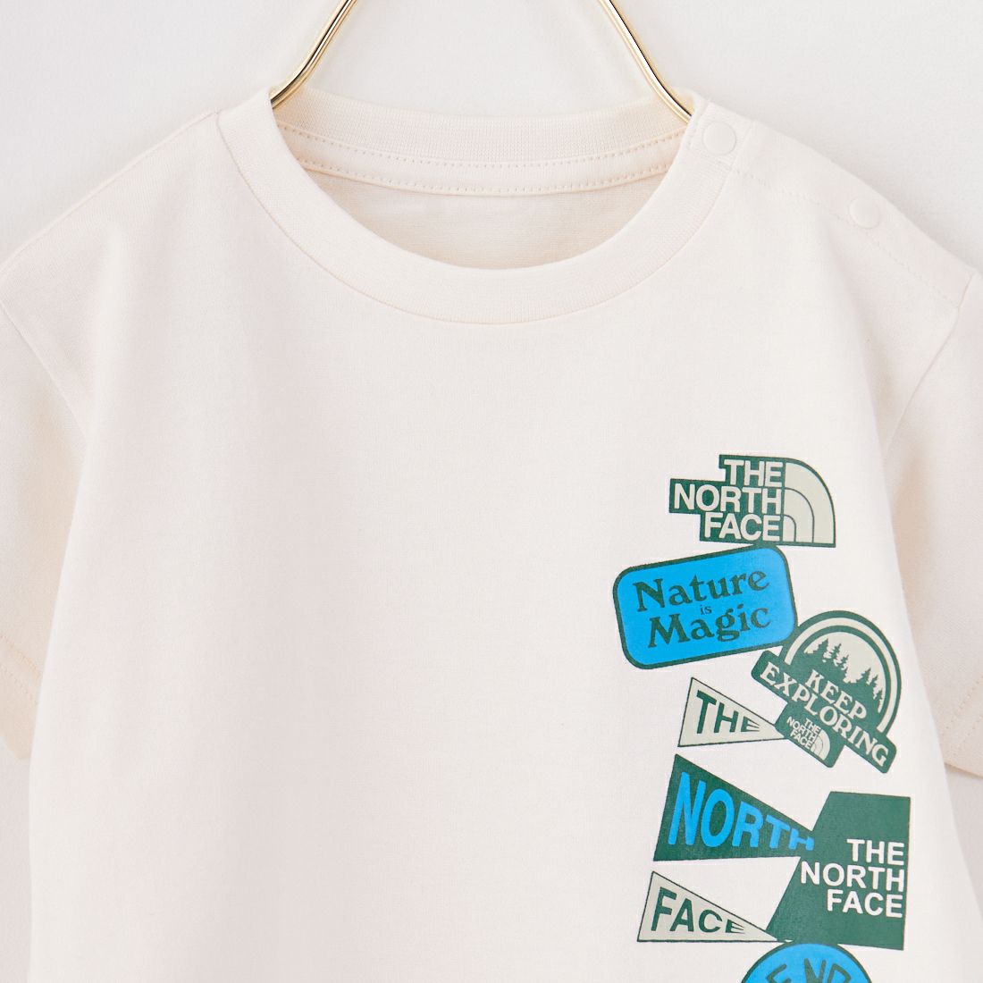 THE NORTH FACE [ザ ノースフェイス] ベビー ショートスリーブルミナスグラフィックTシャツ [NTB32561] WD