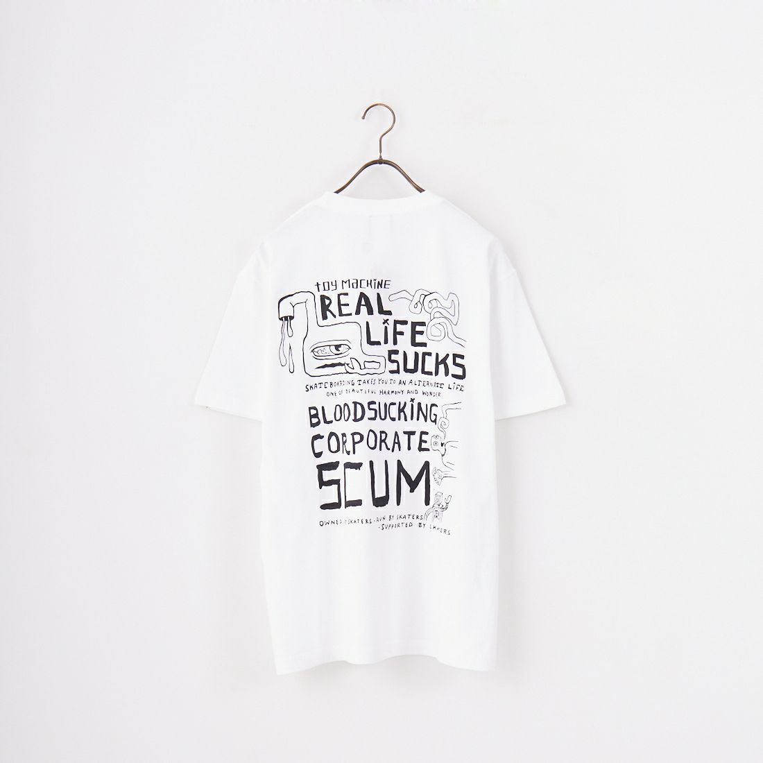 toy machine [トイマシーン] ネバーエンディング ショートスリーブTシャツ [TMSFST5]