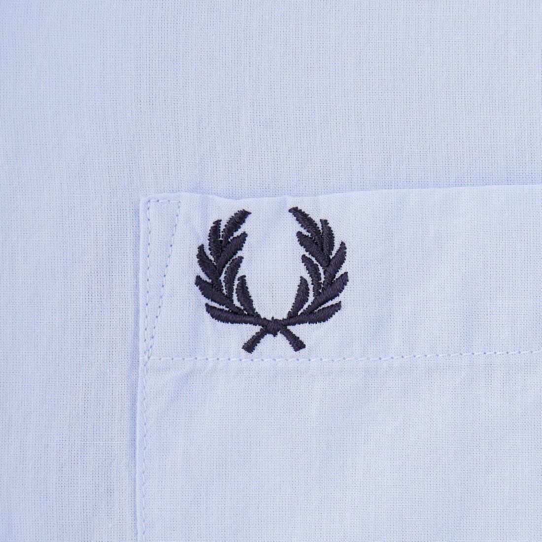 FRED PERRY [フレッドペリー] クレープコットン ショートスリーブオープンカラーシャツ [M7762] 353 L.SMOK