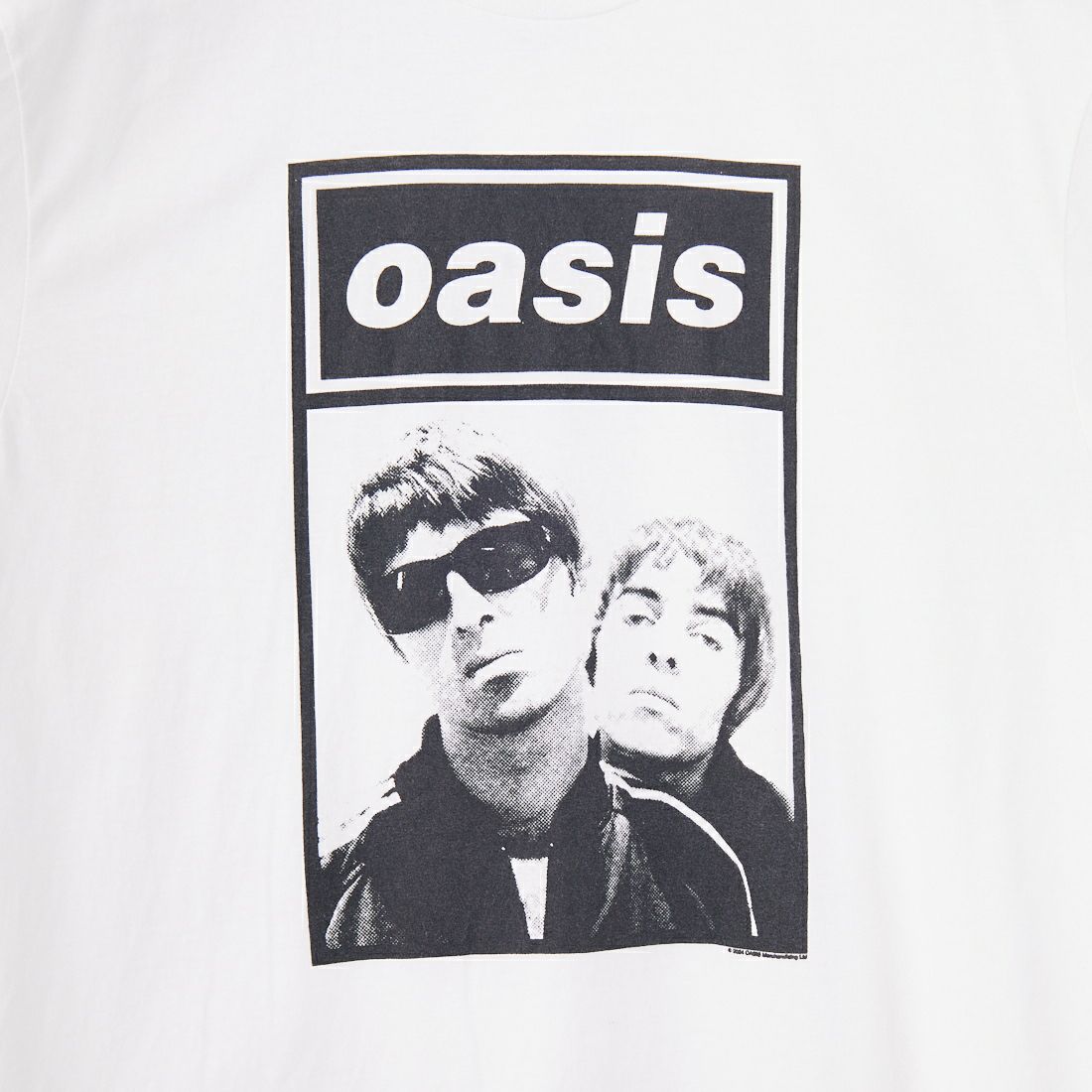 THRIFTY LOOK [スリフティールック] oasis ショートスリーブTシャツ [TL24S093-W1] WHITE1