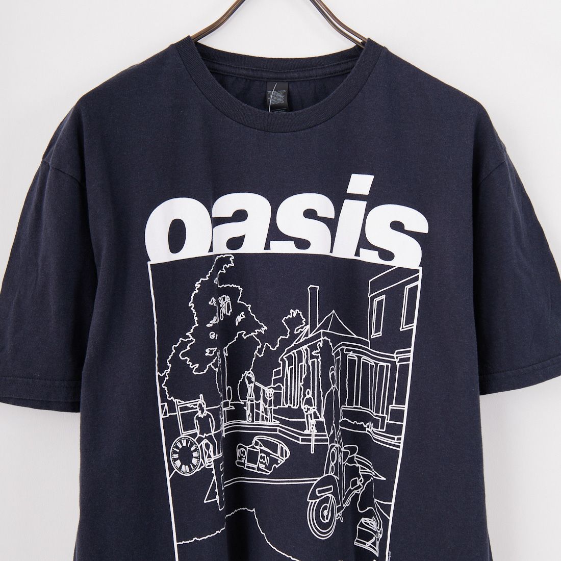 THRIFTY LOOK [スリフティールック] oasis ショートスリーブTシャツ [TL25S044-B] BLACK