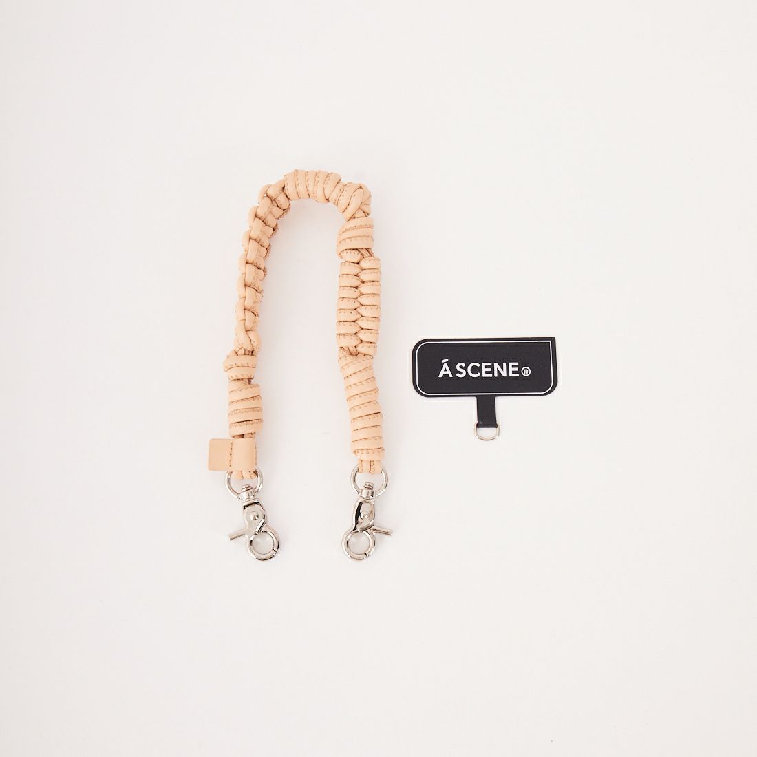 A SCENE [エーシーン] デザインパラコードレザーストラップ [AS03-009] BEIGE