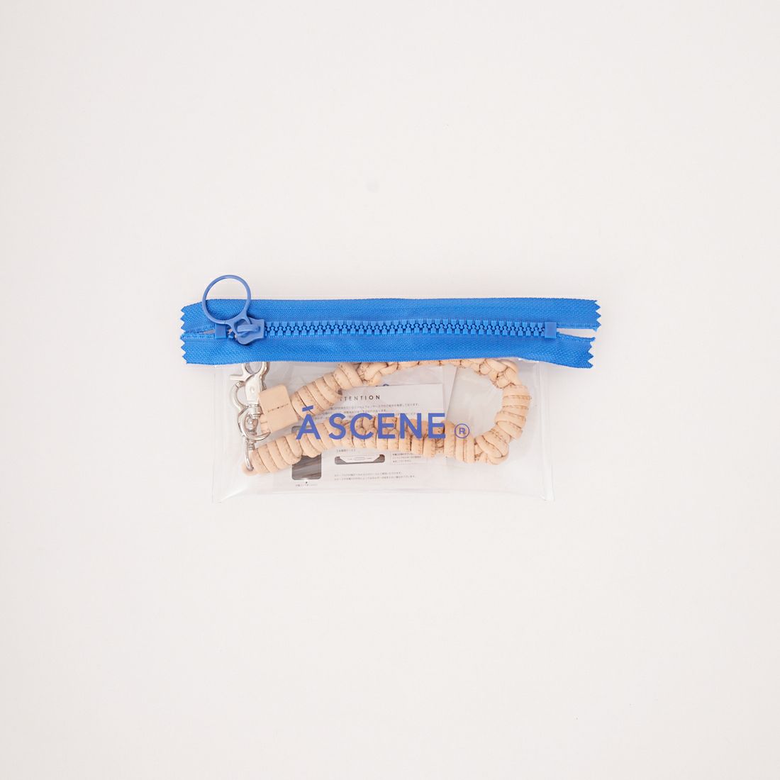 A SCENE [エーシーン] デザインパラコードレザーストラップ [AS03-009] BEIGE