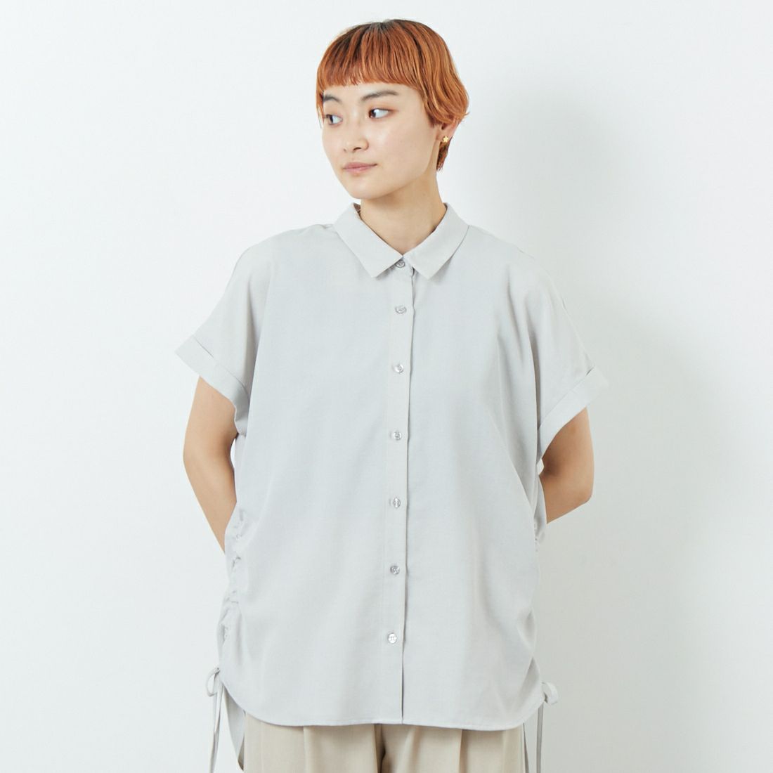 11 ﾗｲﾄｸﾞﾚｰ&&モデル身長：160cm 着用サイズ：F&&