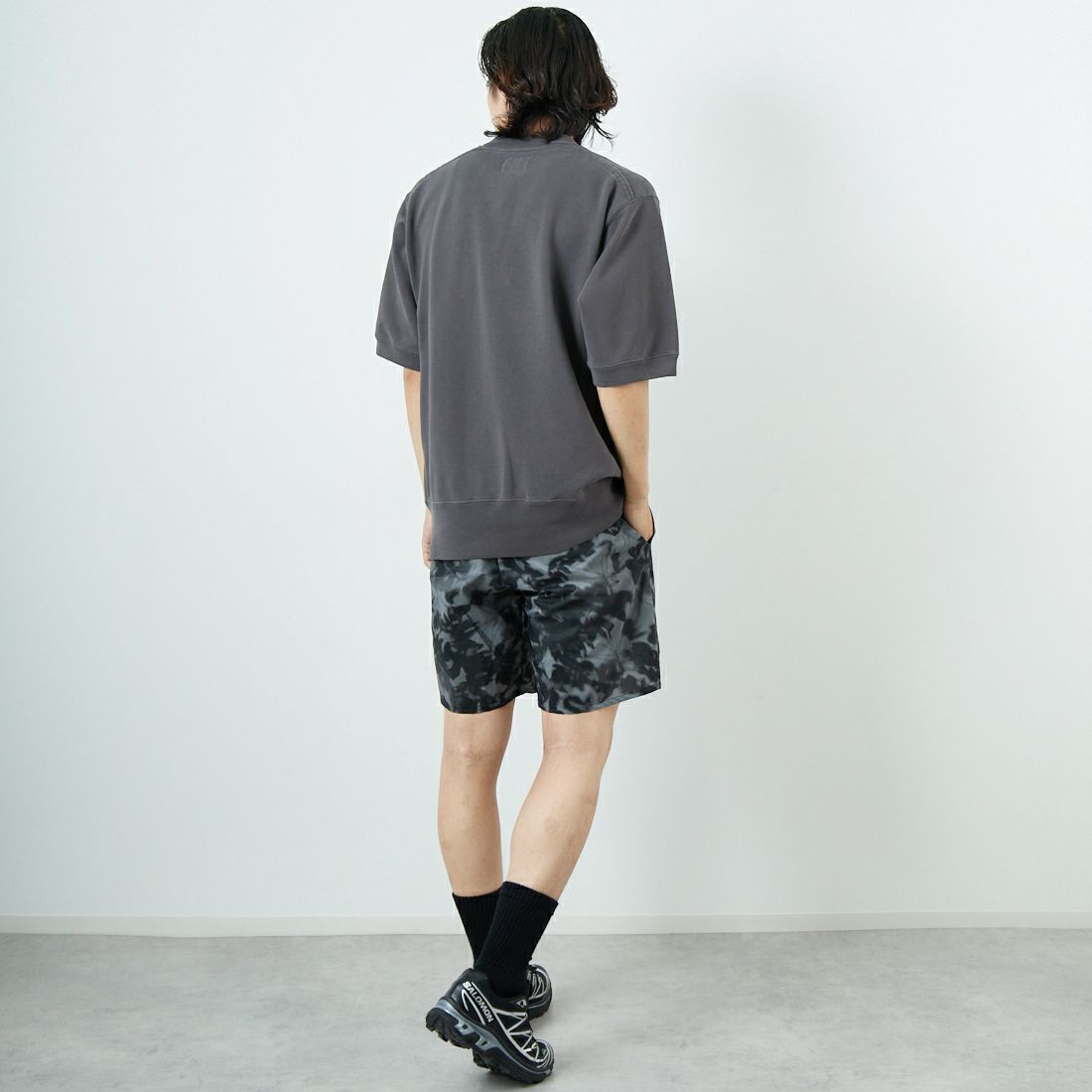 THE NORTH FACE PURPLE LABEL [ザ ノースフェイス パープルレーベル] 11オンスフィールドショートスリーブスウェット [N25SH042] AH AHGRAY