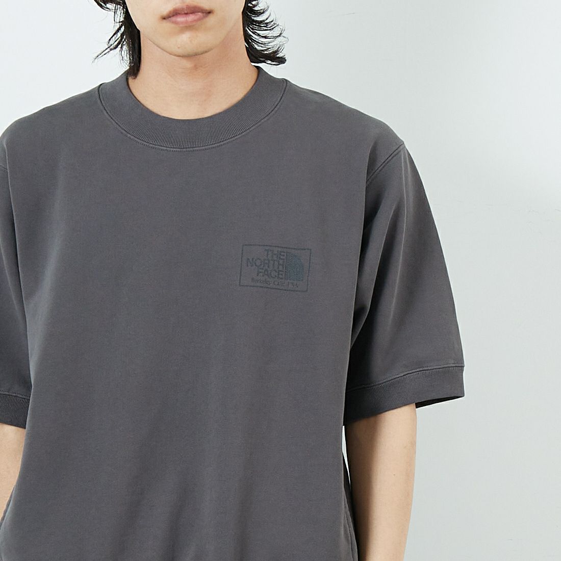THE NORTH FACE PURPLE LABEL [ザ ノースフェイス パープルレーベル] 11オンスフィールドショートスリーブスウェット [N25SH042] AH AHGRAY