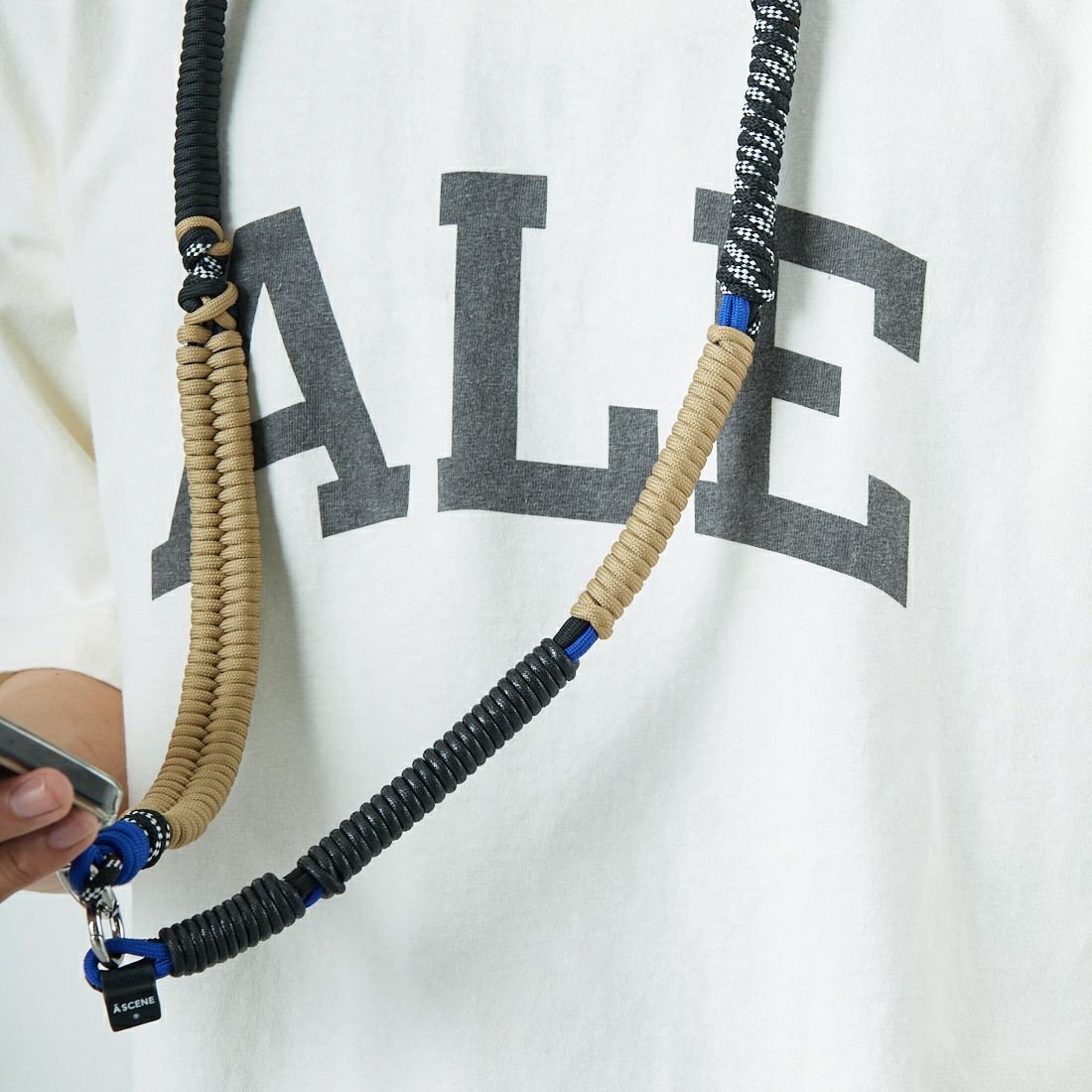 A SCENE [エーシーン] デザインパラコードショルダー [AS03-002] BLU/BLK