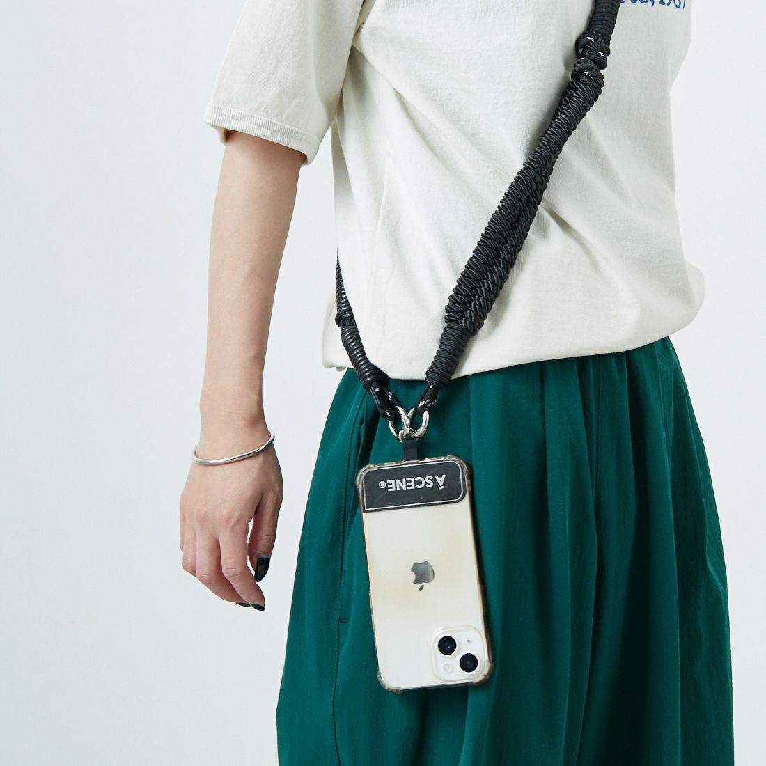 A SCENE [エーシーン] デザインパラコードショルダー [AS03-002] BLACK