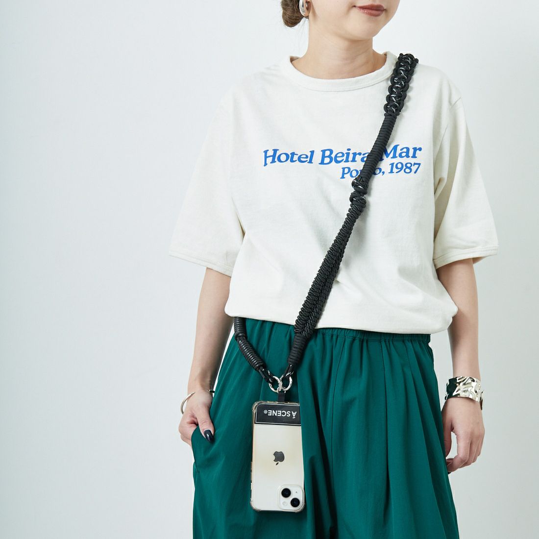 A SCENE [エーシーン] デザインパラコードショルダー [AS03-002] BLACK