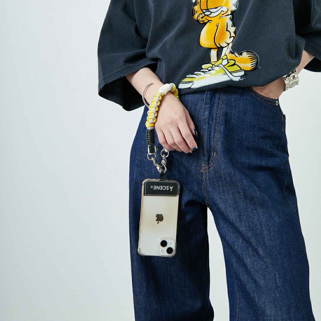 A SCENE [エーシーン] デザインパラコードストラップ [AS03-003] YELLOW